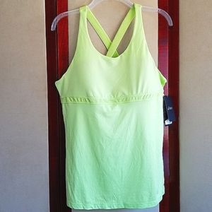 Asics ASX Dry Bra Tank Green Size XL